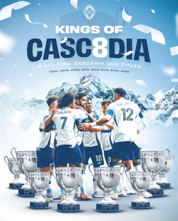 生涯再获一冠，穆勒随温哥华白浪获得卡斯卡迪亚杯