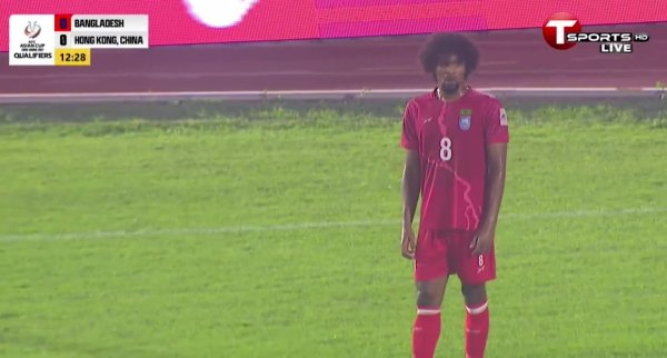 归化是真有用！蓝狐悍将乔杜里任意球得分，孟加拉国领跑  中国香港