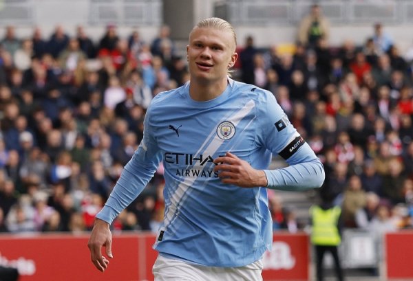 哈兰德英超仅在安菲尔德没有得分   本赛季非十二码球得分  五大职业联赛  最多