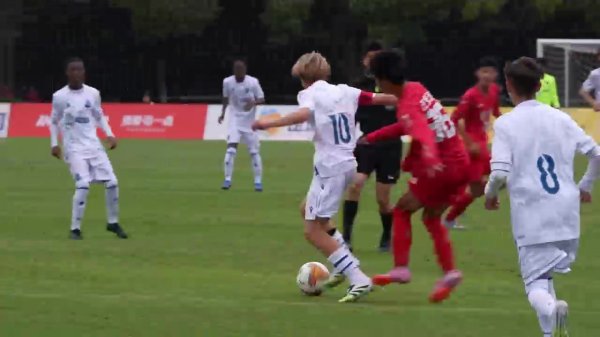杭州U14惜败法国欧塞尔