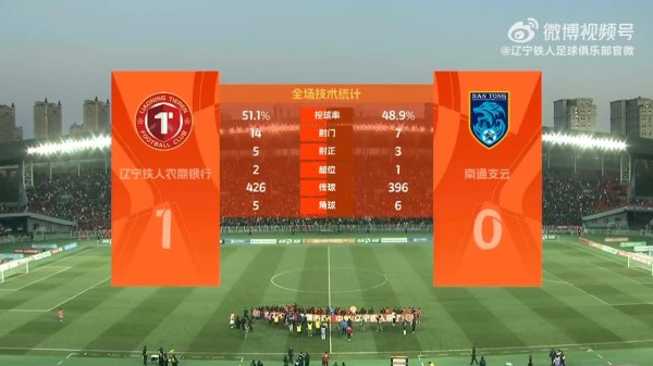 辽宁铁人农商银行 1-0 南通支云 赛事  集锦