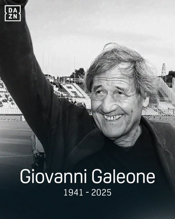 R.I.P.前那不勒斯、乌迪内斯主帅加莱奥内去世，享年84岁