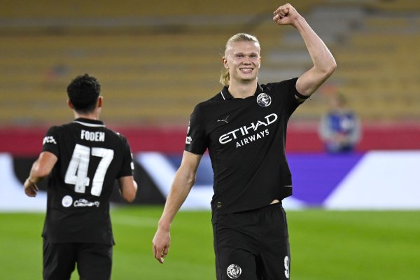 连进两球！哈兰德获95%票数，碾压式当选曼城vs埃弗顿全场最佳